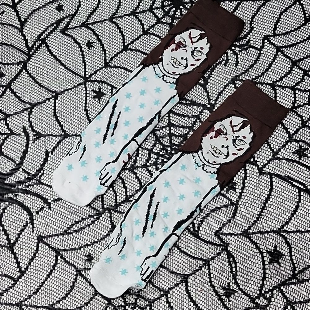The Exorcist Horror Movie Halloween Socks